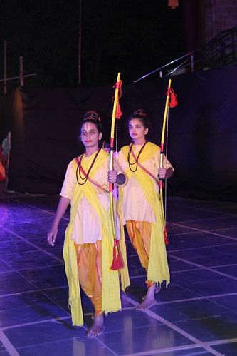 Act performance of Ramayan by students