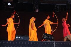 Act performance of Ramayan by students